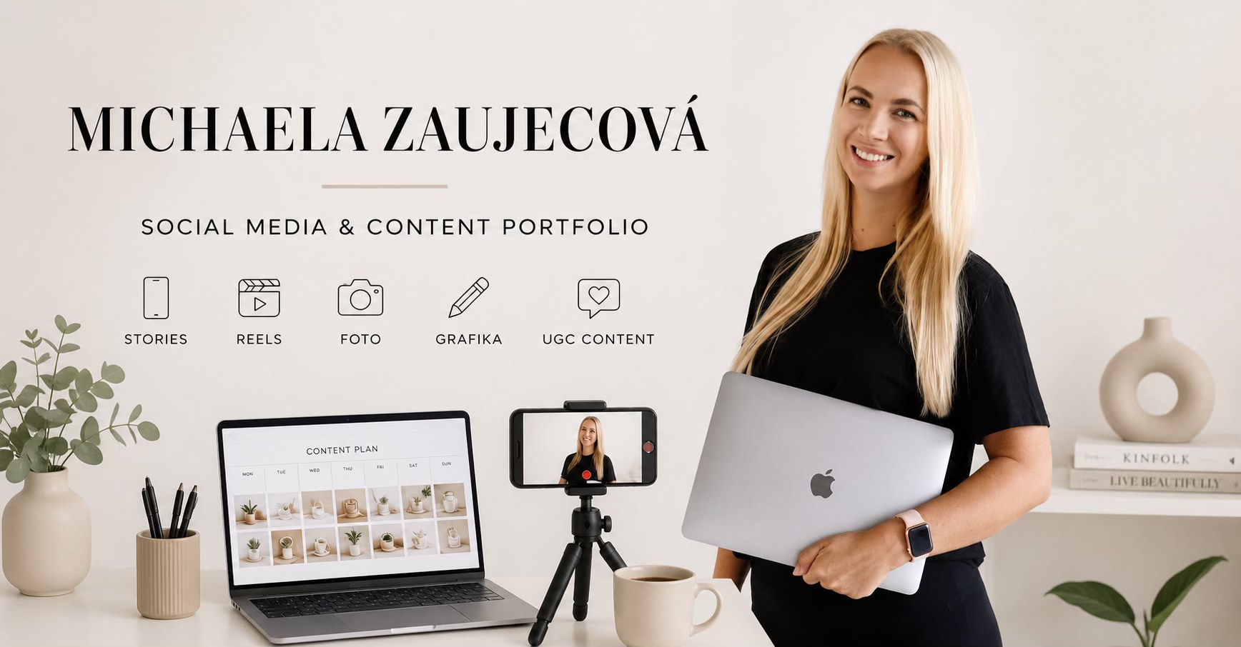 Michaela Zaujecová — Social Media & Content Specialist